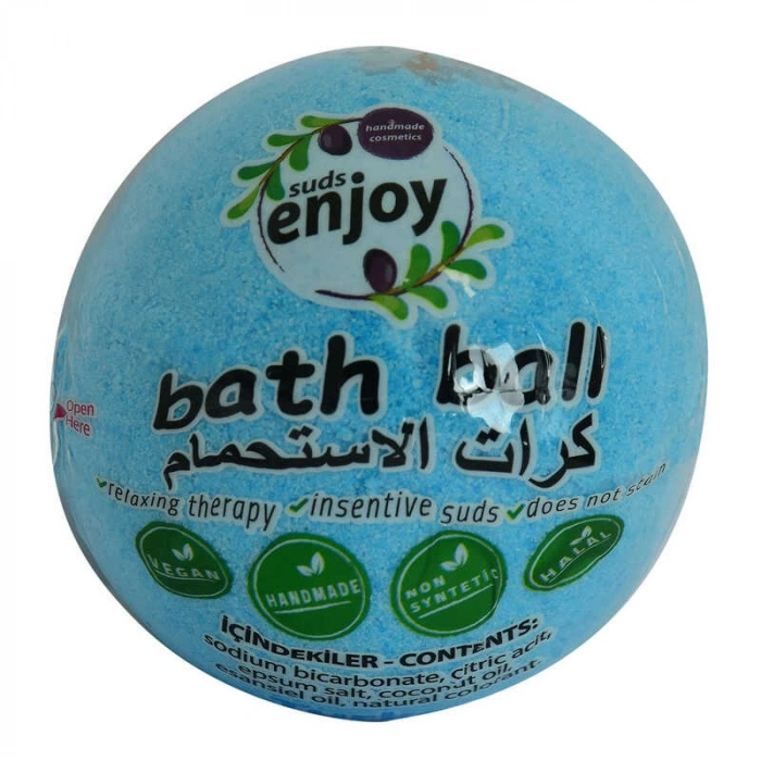 Himalaya Tuzlu El Yapımı Banyo Küvet Topu Sabunu Mi 90-120 Gr