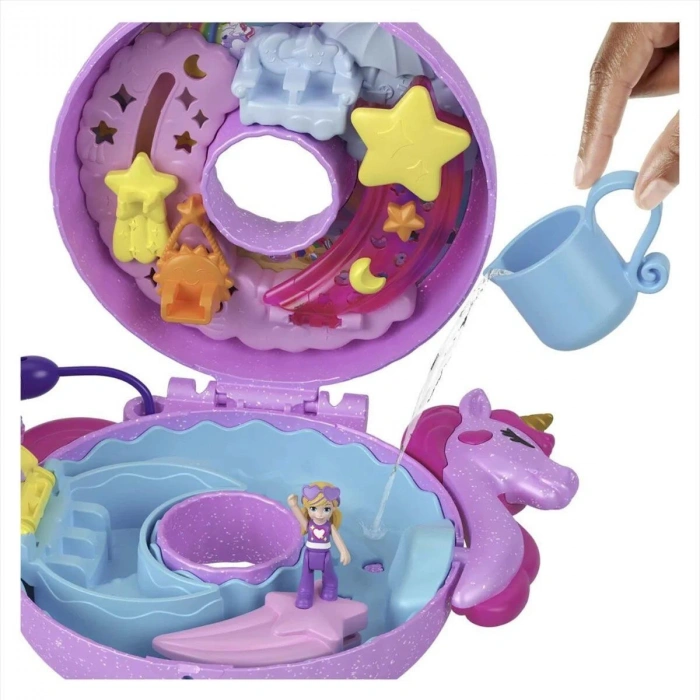 HKV34 Polly Pket Unicorn Temalı Oyun Seti