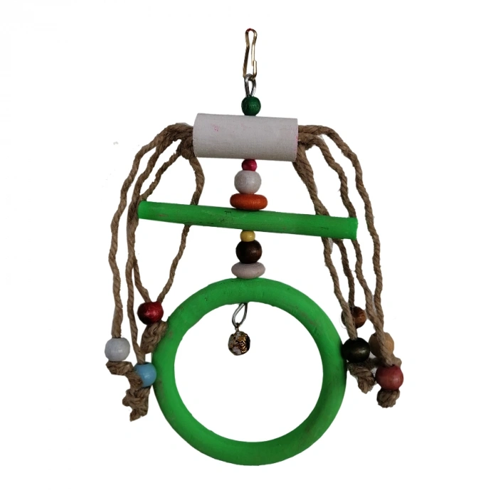 Hlı İpli Boncuklu Kuş Oyuncağı 10 / 20 cm