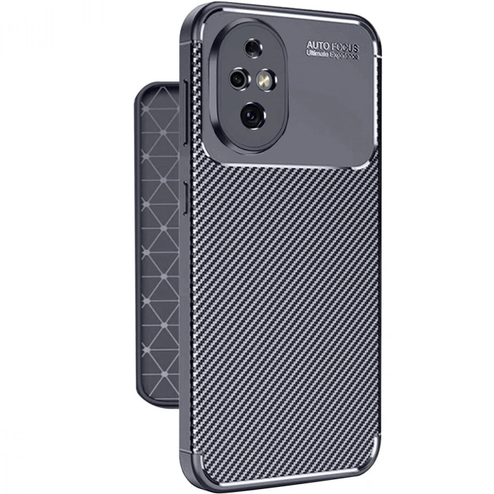Honor 200 Kılıf Auto Fus Karbon Kapak - Lacivert