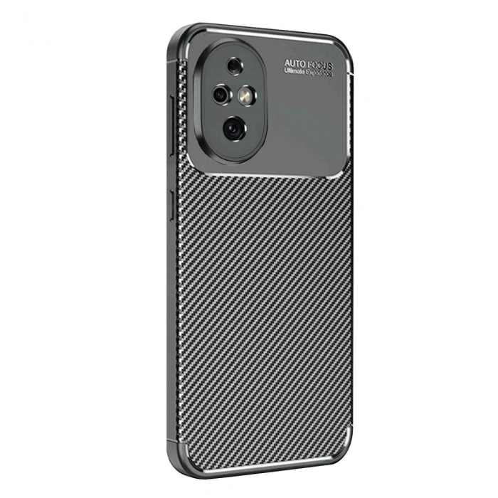 Honor 200 Kılıf Auto Fus Karbon Kapak - Siyah