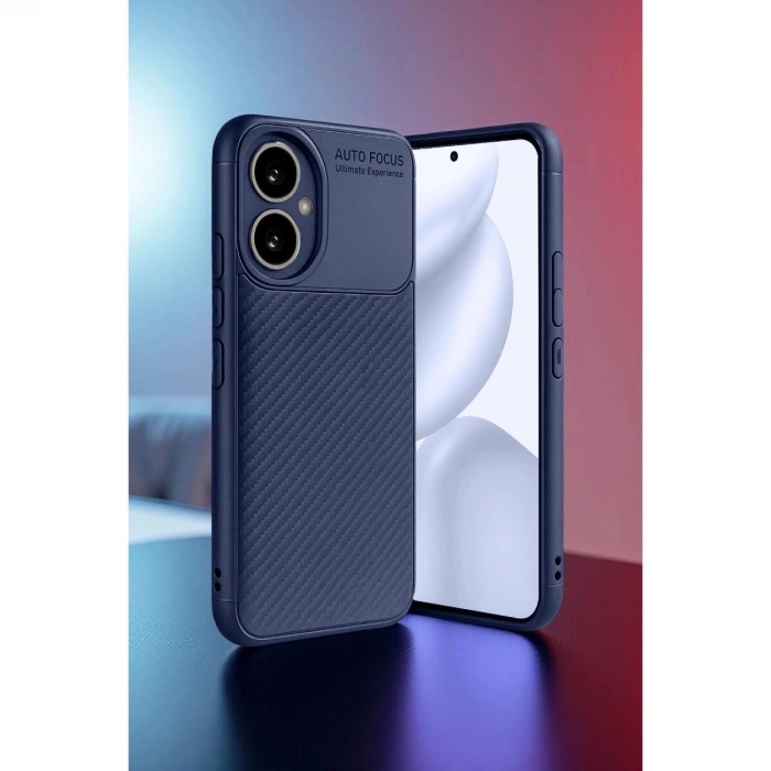 Honor 400 Kılıf Auto Fus Karbon Kapak - Lacivert