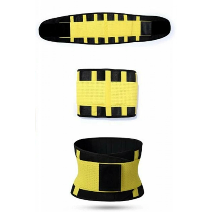 Hot Belt Termal Sauna Kemer Unisex Terletme Korsesi (sarısiyah) (  )