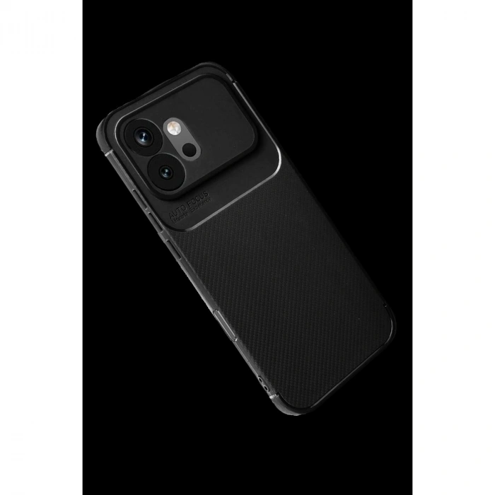Huawei Honor 600 Auto Fus Karbon Kapak - Siyah