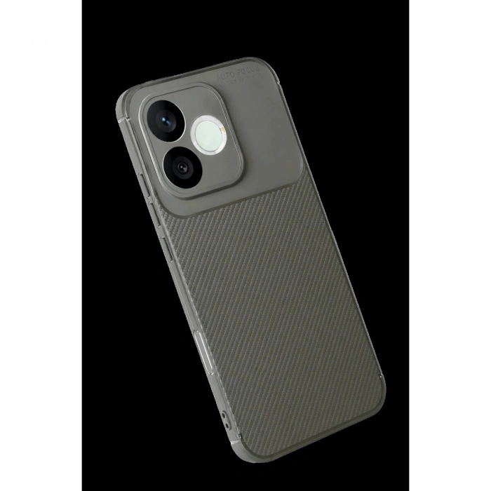 Huawei Honor 600 Lite Auto Fus Karbon Kapak - Gri