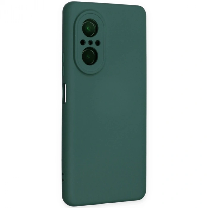 Huawei Nova 9 Se Kılıf Nano İçi Kadife  - Koyu Yeşil
