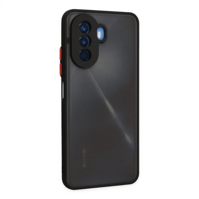 Huawei Nova Y70 Kılıf Montreal  Kapak - Siyah
