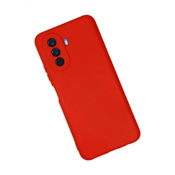 Huawei Nova Y70 Kılıf Nano İçi Kadife  - Kırmızı