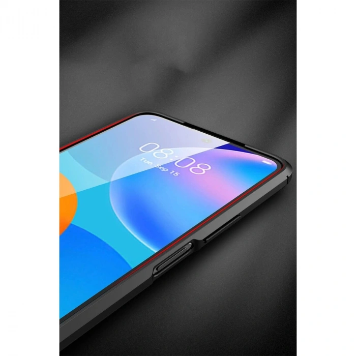 Huawei P Smart 2021 Kılıf Auto Fus Kapak - Kırmızı