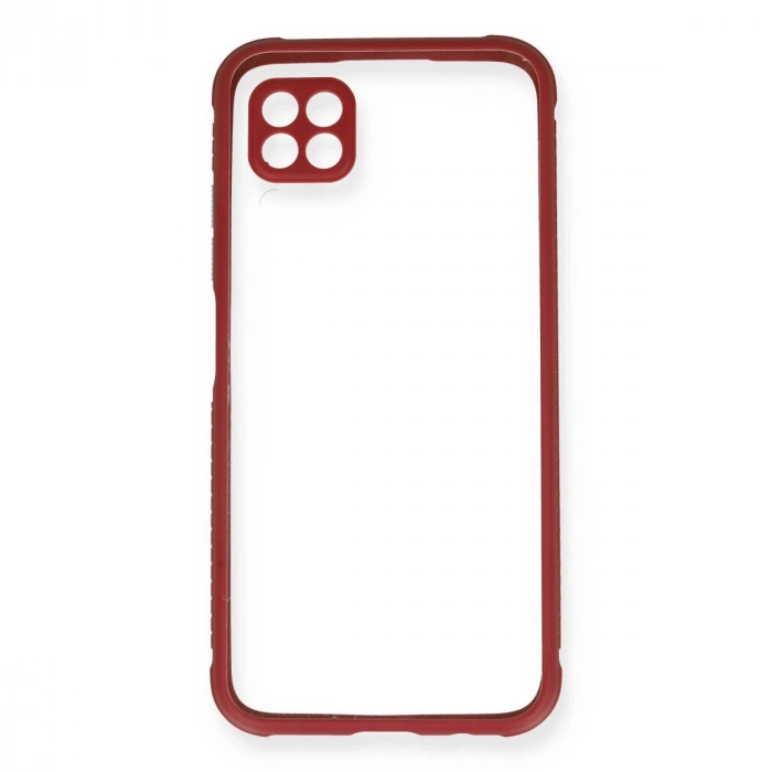 Huawei P40 Lite Kılıf Miami Şeffaf  - Fuşya
