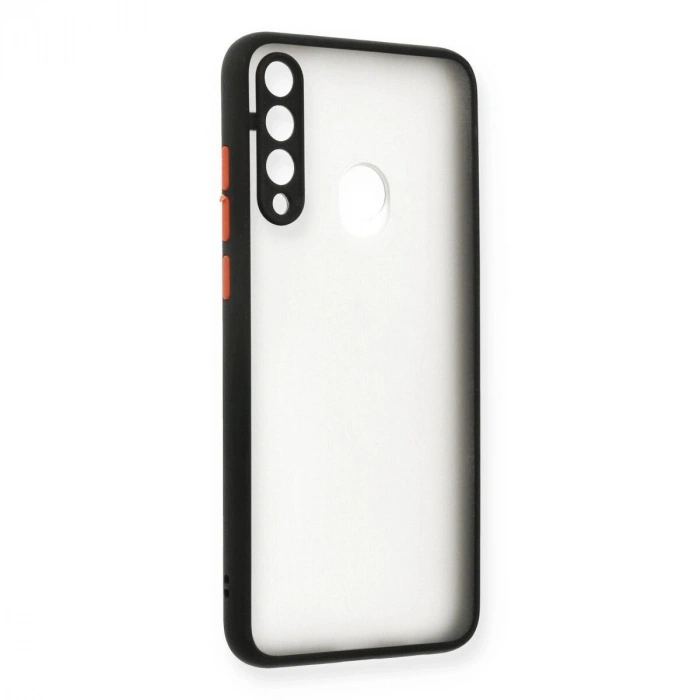 Huawei Y6p Kılıf Montreal  Kapak - Siyah