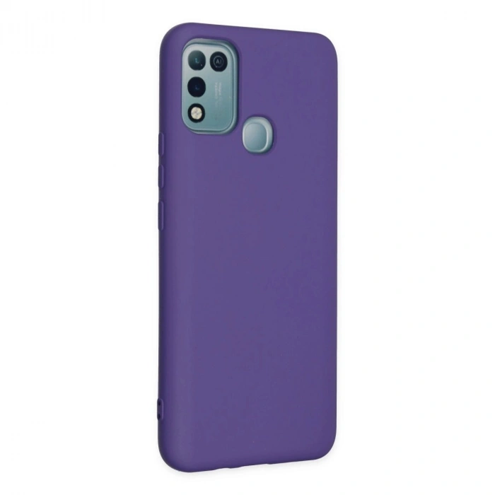 İnfinix Hot 10 Play Kılıf Nano İçi Kadife  - Mor