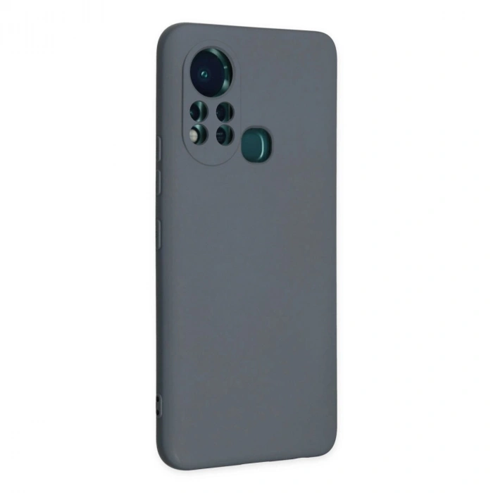 İnfinix Hot 11s Kılıf Nano İçi Kadife  - Gri