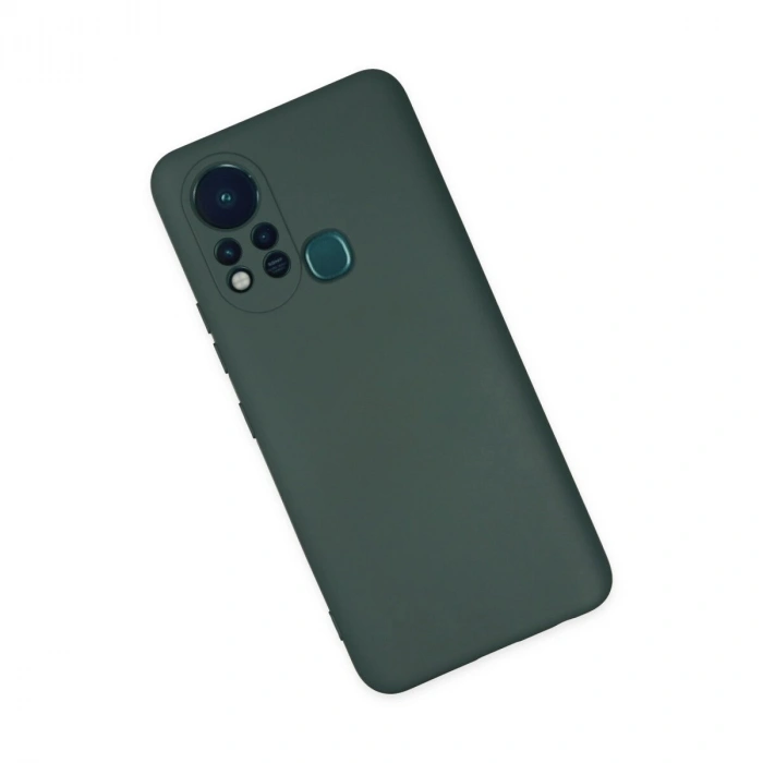 İnfinix Hot 11s Kılıf Nano İçi Kadife  - Koyu Yeşil
