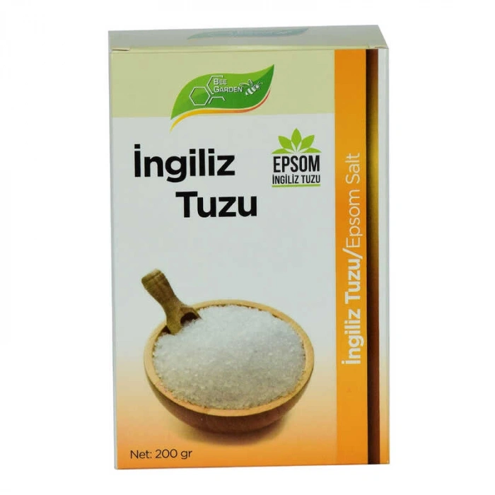 İngiliz Tuzu Yenilebilir Epsom Salt Magzenyum Sülfat 200 Gr
