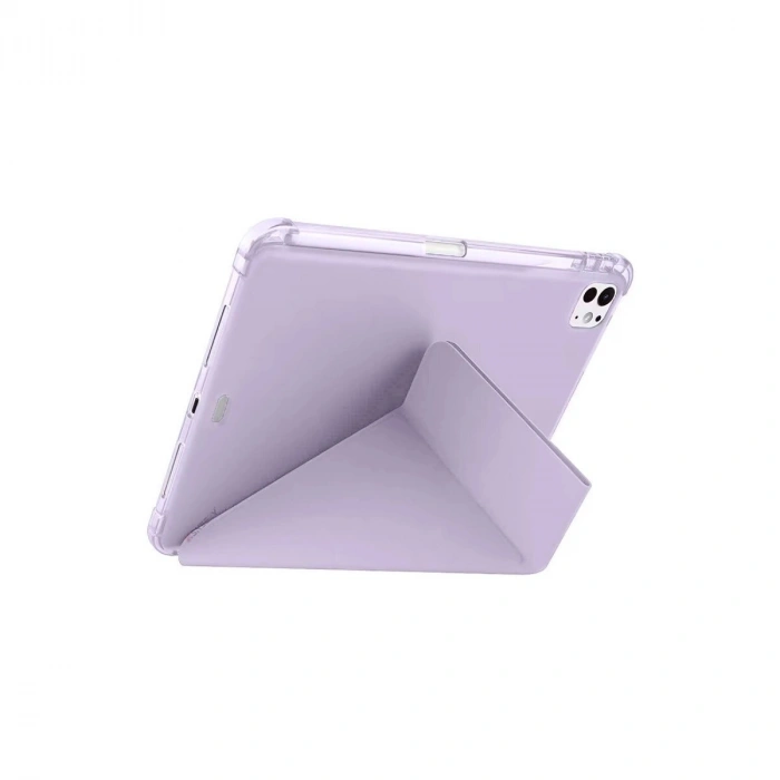İpad Air 13 (2024) Kılıf Kalemlikli Mars Tablet Kılıfı - Lila