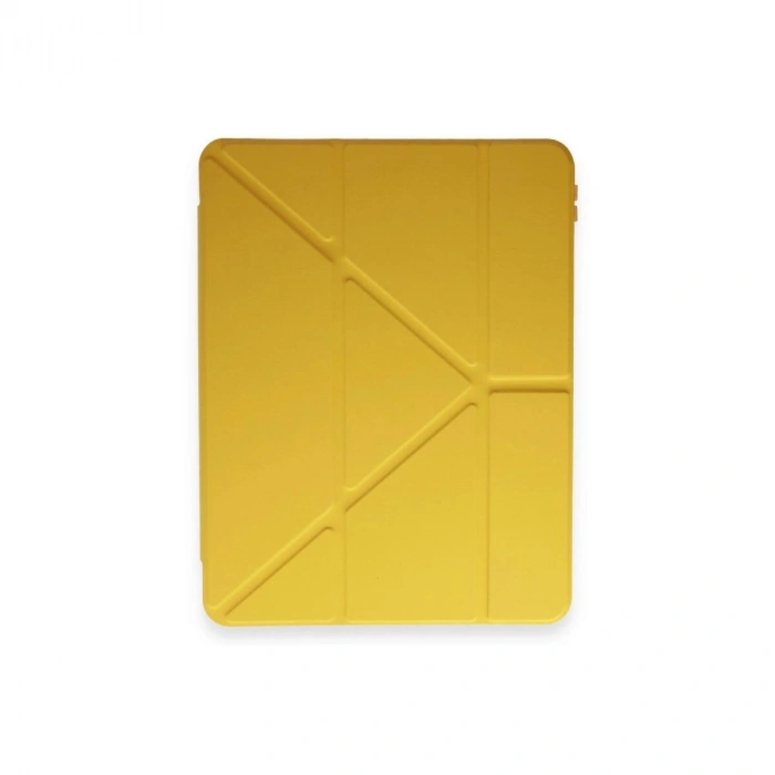 İpad Pro 11 (2018) Kılıf Kalemlikli Mars Tablet Kılıfı - Açık Sarı