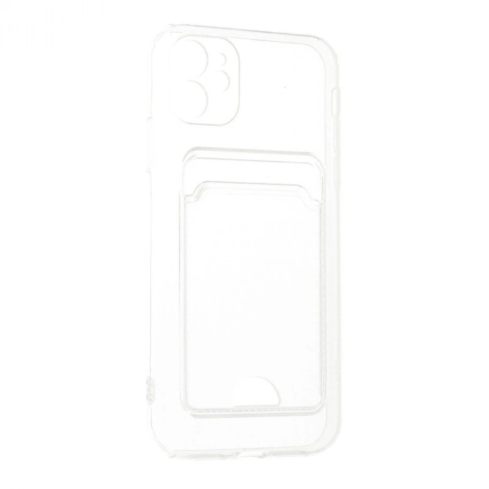 İphone 11 Kılıf Kart Şeffaf  - Şeffaf