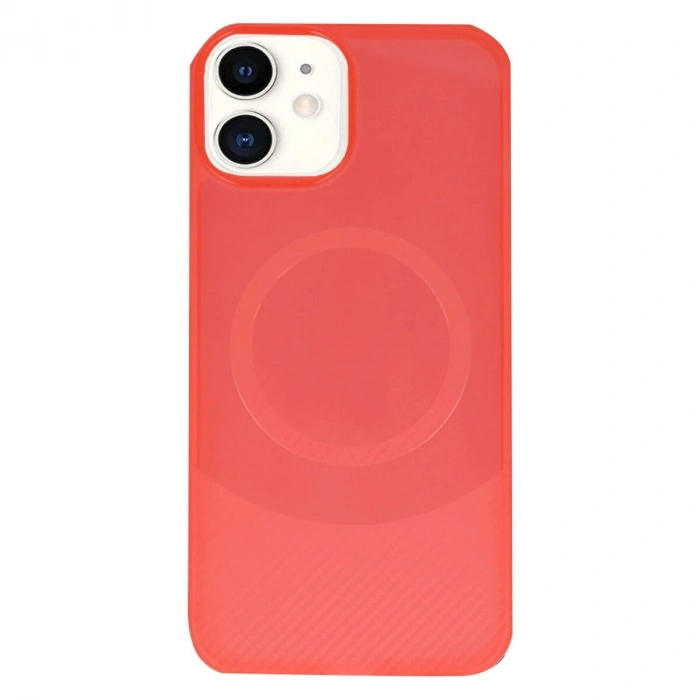 İphone 11 Kılıf Maya Karbon Kapak - Kırmızı