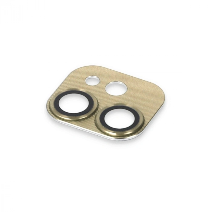 İphone 11 Pers Alüminyum Kamera Lens - Gold