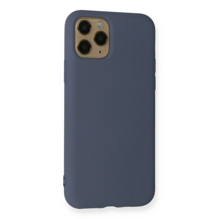 İphone 11 Pro Kılıf Nano İçi Kadife  - Gri