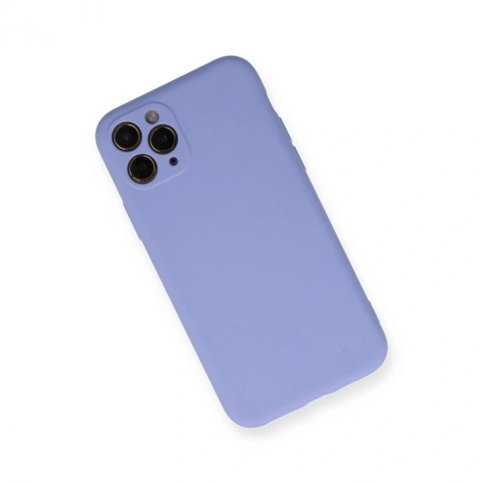 İphone 11 Pro Kılıf Nano İçi Kadife - Lila