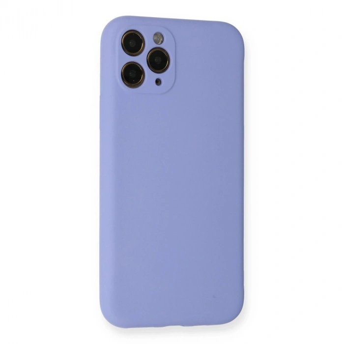 İphone 11 Pro Kılıf Nano İçi Kadife - Lila