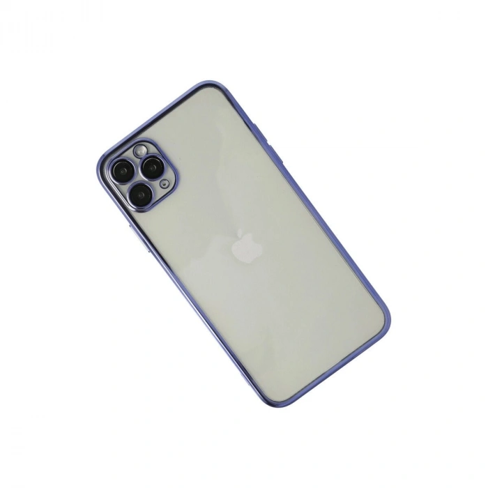 İphone 11 Pro Max Kılıf  Lensli  - Mor