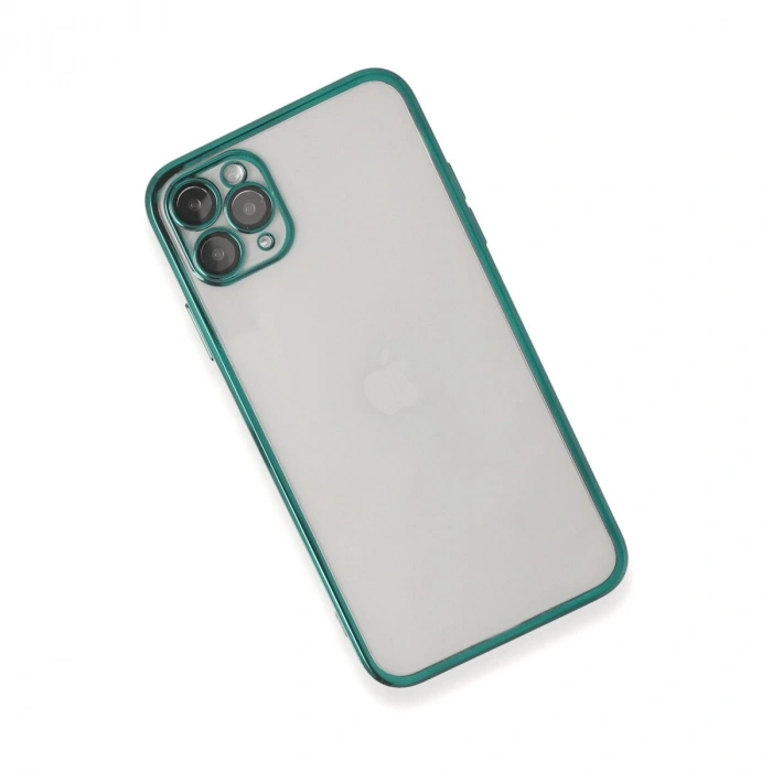 İphone 11 Pro Max Kılıf  Lensli  - Yeşil