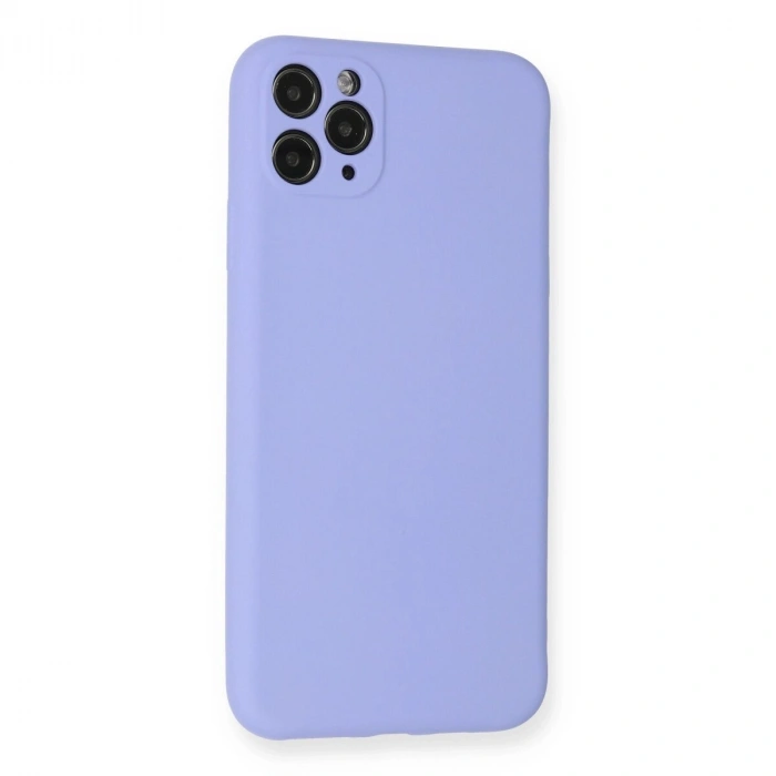 İphone 11 Pro Max Kılıf Nano İçi Kadife  - Lila