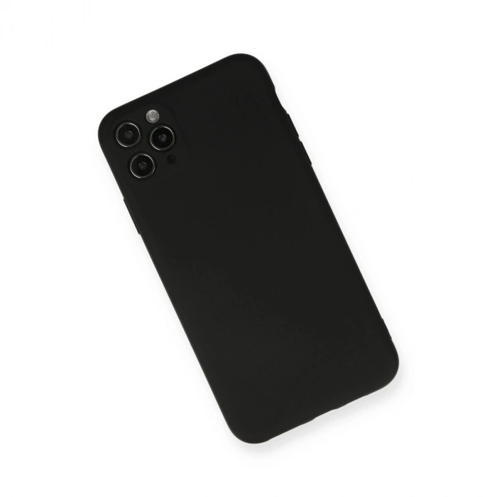 İphone 11 Pro Max Kılıf Nano İçi Kadife  - Siyah