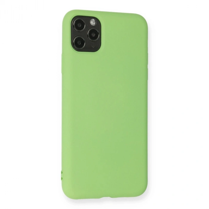 İphone 11 Pro Max Kılıf Nano İçi Kadife  - Yeşil