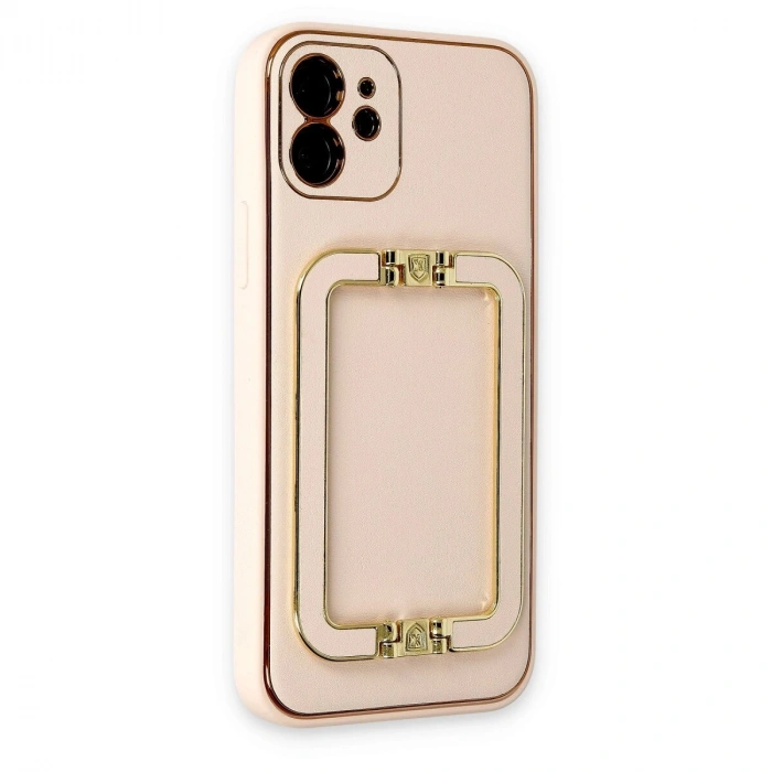 İphone 12 Kılıf Co Elit Kapak - Gold