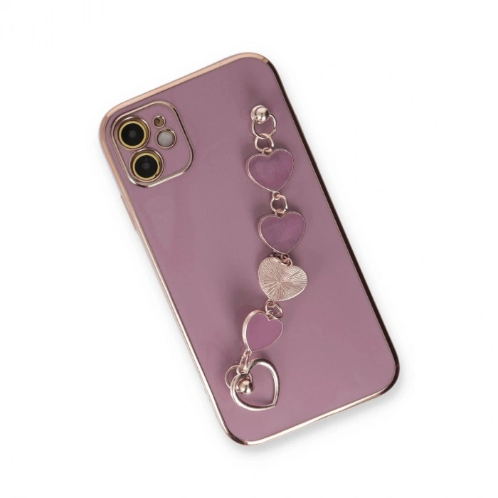 İphone 12 Kılıf Esila  - Mor