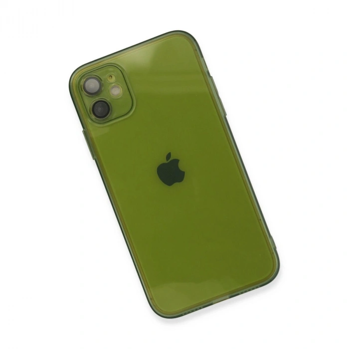 İphone 12 Kılıf Fly Lens  - Yeşil