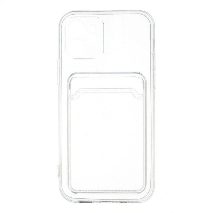 İphone 12 Kılıf Kart Şeffaf  - Şeffaf