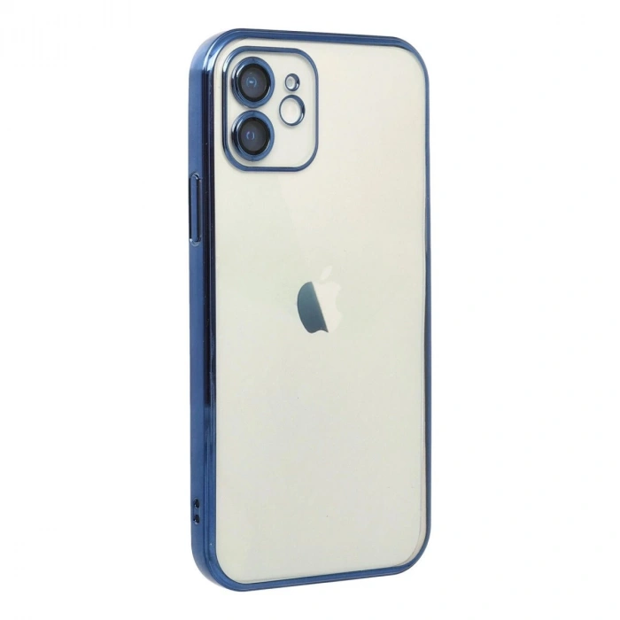 İphone 12 Kılıf  Lensli  - Lacivert