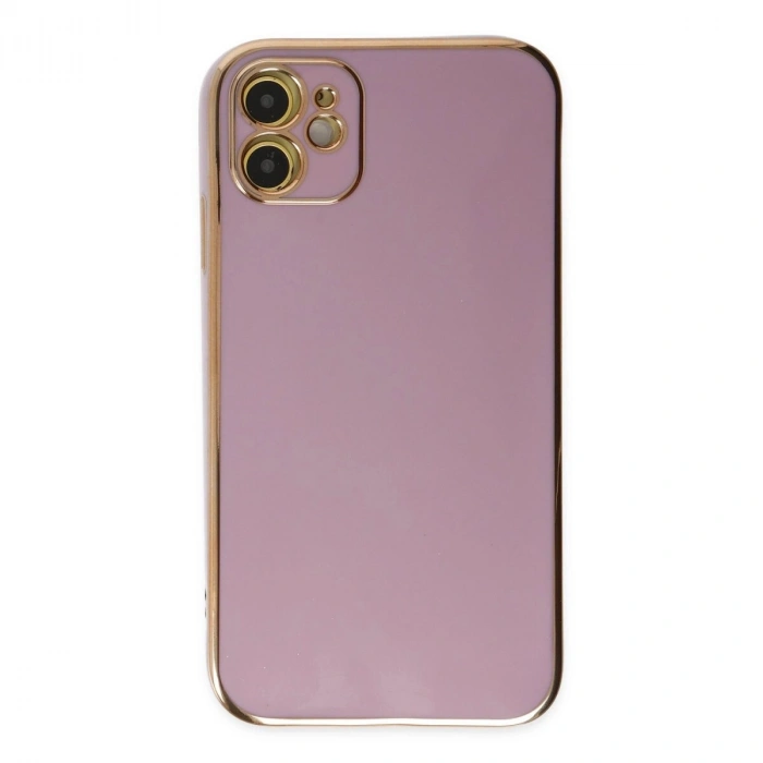 İphone 12 Kılıf Volet  - Mor
