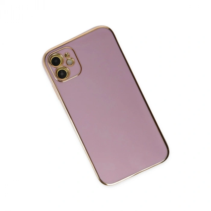 İphone 12 Kılıf Volet  - Mor