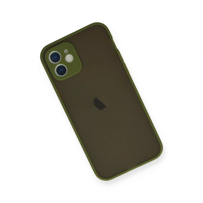 İphone 12 Mini Kılıf Montreal  Kapak - Açık Yeşil