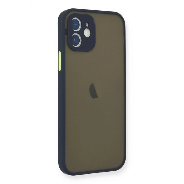 İphone 12 Mini Kılıf Montreal  Kapak - Lacivert