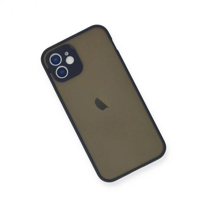 İphone 12 Mini Kılıf Montreal  Kapak - Lacivert