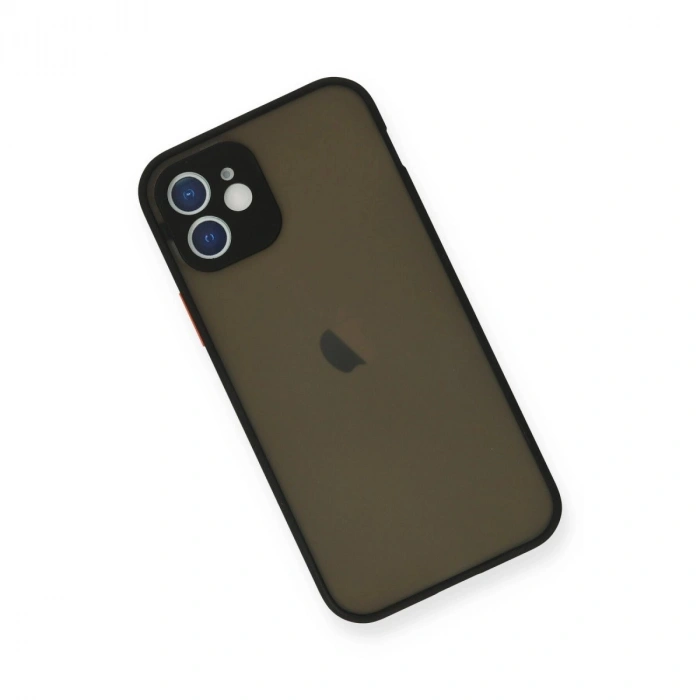 İphone 12 Mini Kılıf Montreal  Kapak - Siyah