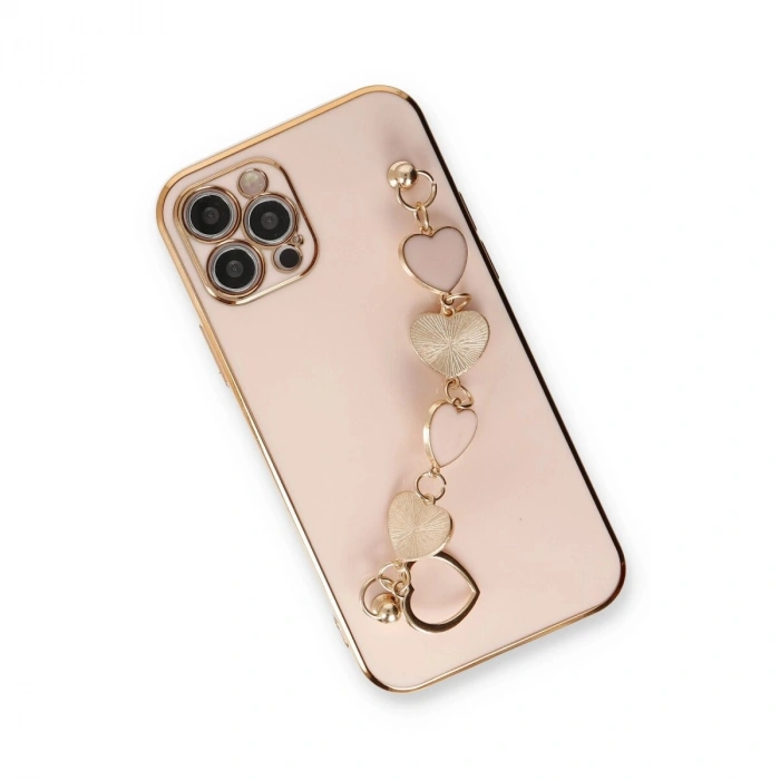 İphone 12 Pro Kılıf Esila  - Pudra