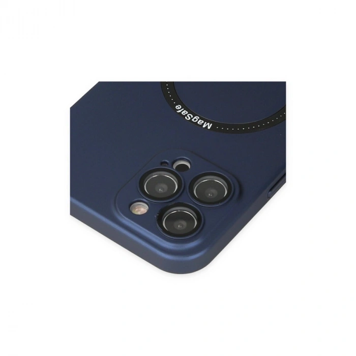 İphone 12 Pro Kılıf Jack Magneticsafe Lens  - Lacivert