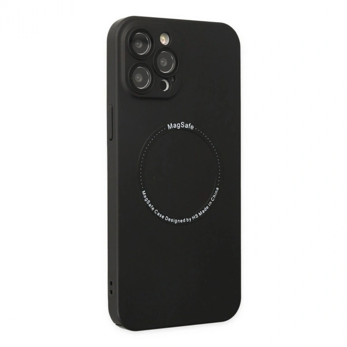 İphone 12 Pro Kılıf Jack Magneticsafe Lens  - Siyah