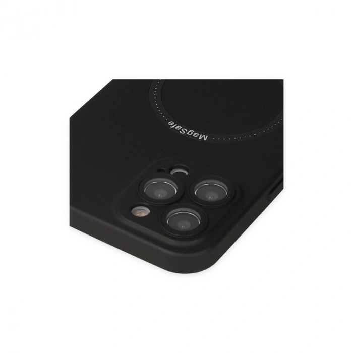 İphone 12 Pro Kılıf Jack Magneticsafe Lens  - Siyah