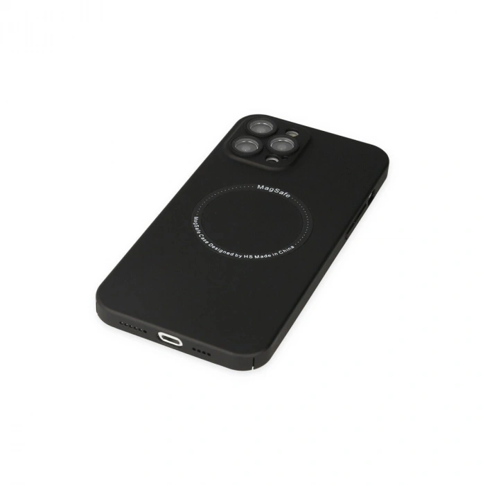 İphone 12 Pro Kılıf Jack Magneticsafe Lens  - Siyah