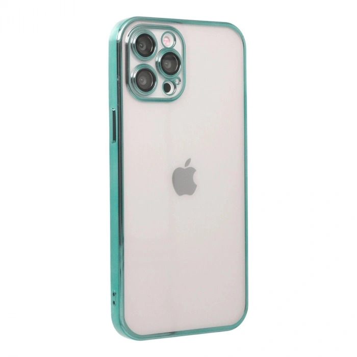 İphone 12 Pro Kılıf  Lensli  - Yeşil
