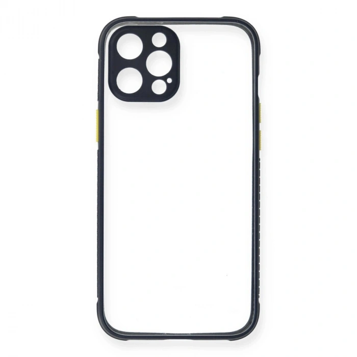 İphone 12 Pro Kılıf Miami Şeffaf  - Lacivert